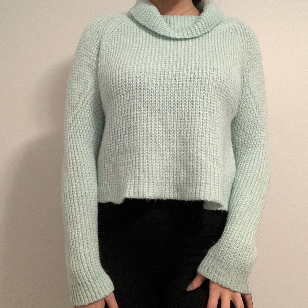 Urban Outfitters Blue Turtleneck